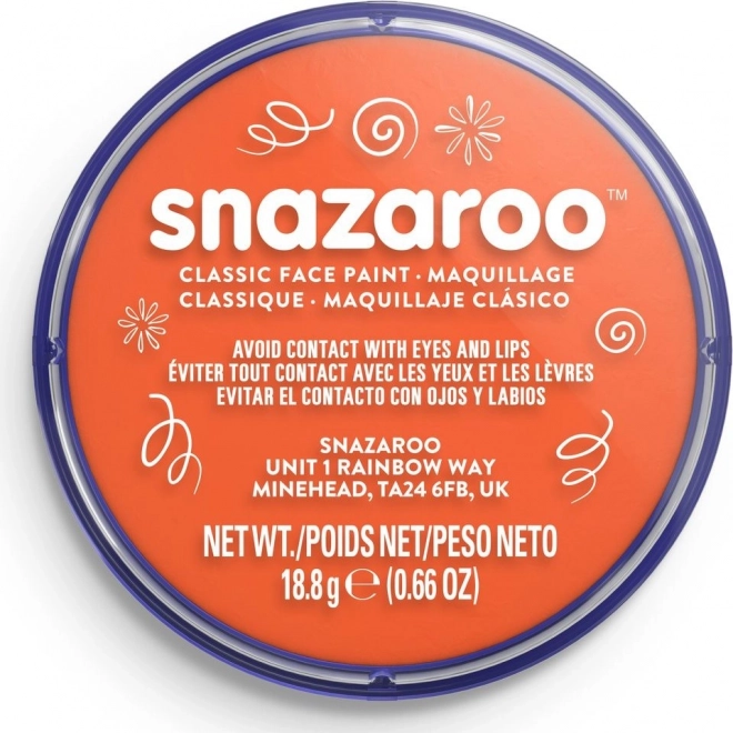Snazaroo pintura facial naranja 18 ml