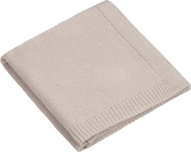 Manta de merino NANNA Abaco beige