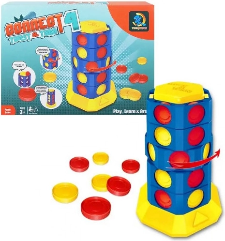 Juego lógico Conecta 4 – rompecabezas en caja