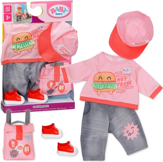 Conjunto BABY born Snack Shop para muñeca de 43 cm