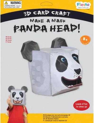 Fiesta Crafts Kit creativo máscara 3D panda