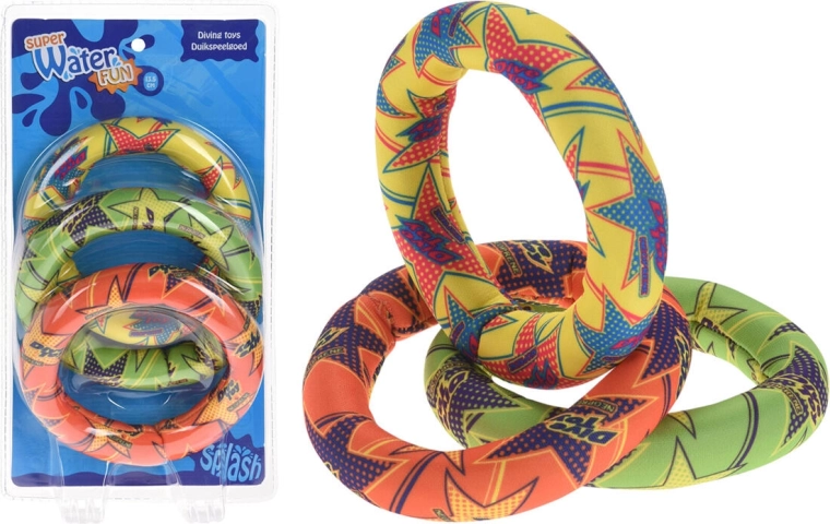 Aros acuáticos de neopreno 13 cm, set de 3 uds