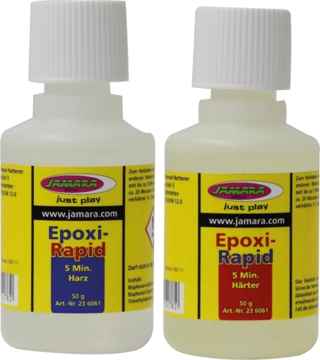 Adhesivo epoxi bicomponente JAMARA, 5 min, 100 g