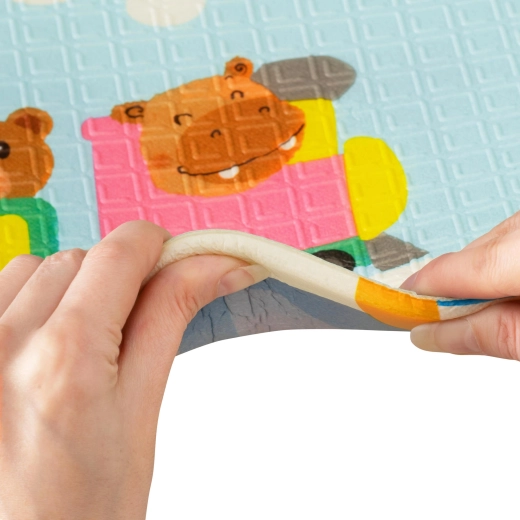 Espuma XPE premium para máxima comodidad y seguridad