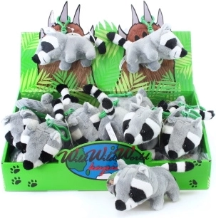 Llavero de peluche mapache 14 cm