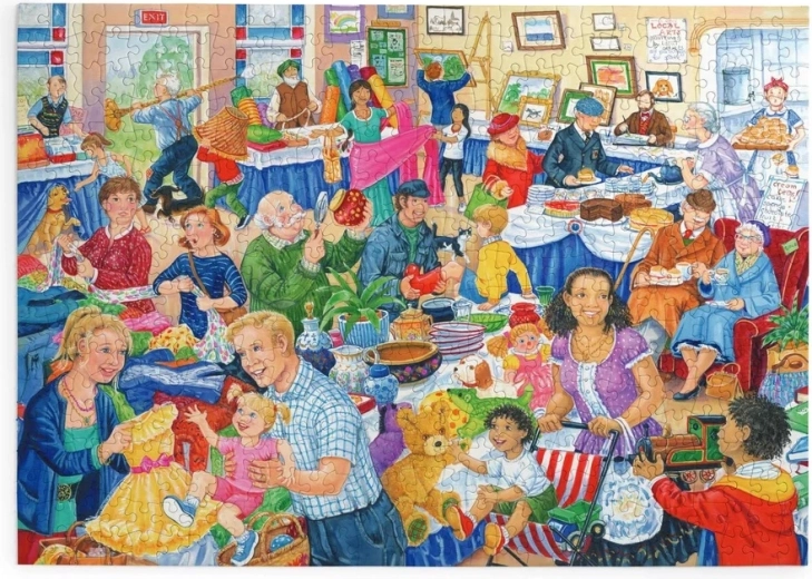 Puzzle Mercado de pulgas con 500 piezas grandes
