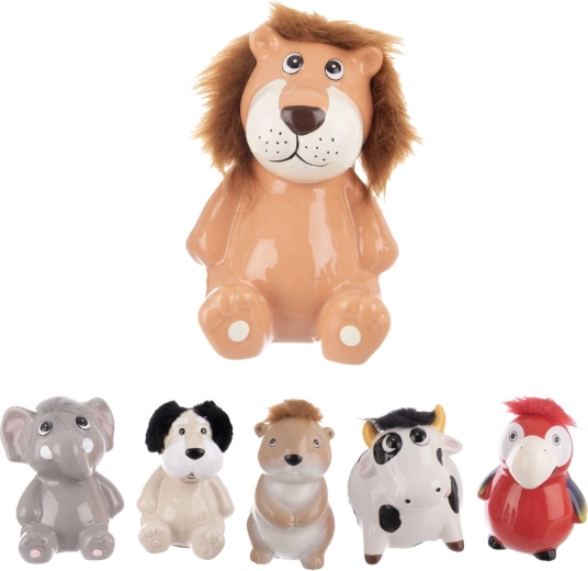 Hucha de dolomita con forma de animalito – surtido 6 variantes