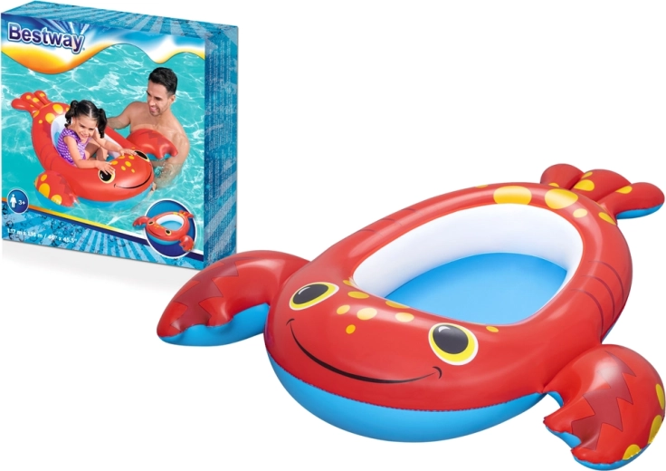 Bote hinchable infantil con forma de cangrejo Bestway