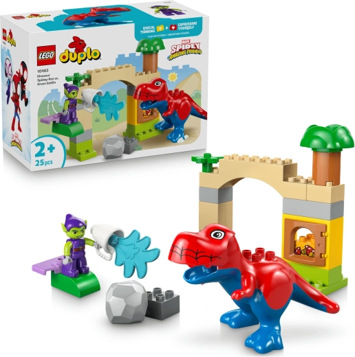 LEGO DUPLO Marvel dinosaurio Spidey-Rex y Duende Verde