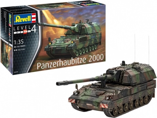 Modelo de tanque Panzerhaubitze 2000