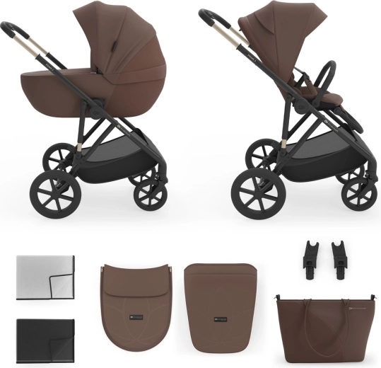 Cochecito combinado Kinderkraft 2 en 1 Prime 3 dark green