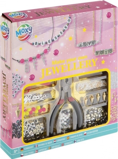 MOXY set para fabricar joyas con letras