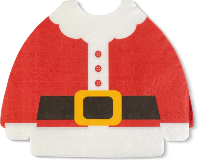 Forma original de traje de Papá Noel