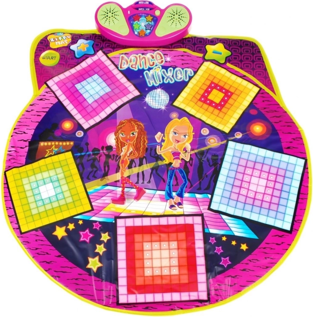 Alfombrilla de baile con juego para niños 3+ Bailando al ritmo + Pista de disco
