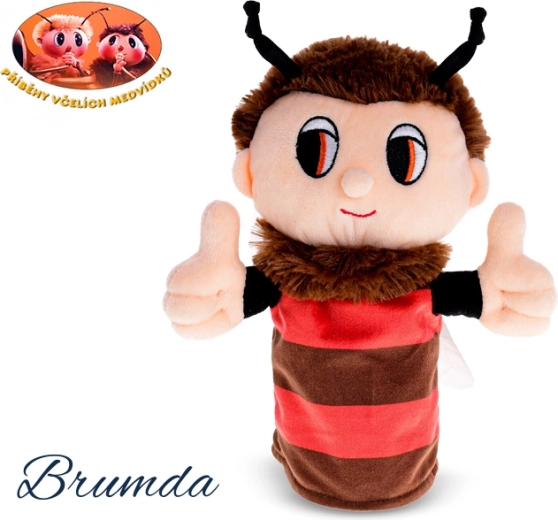 Títere de peluche Brumda – Příběhy včelích medvídků, 24 cm