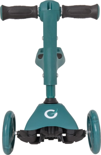 Estabilidad gracias a las dos ruedas delanteras