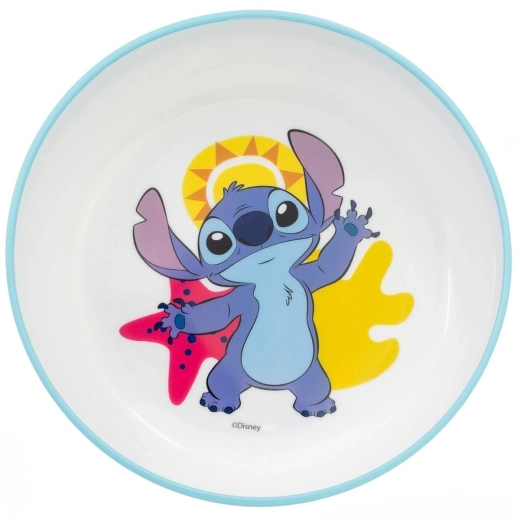 Bol infantil con antideslizante DISNEY STITCH, sin BPA, apto para microondas