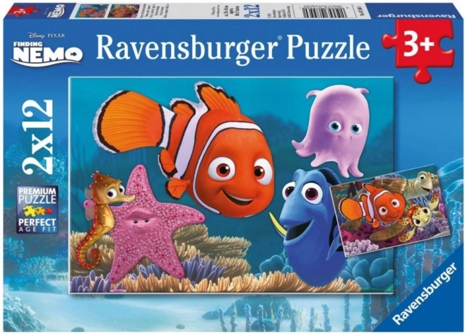 Puzzle Buscando a Nemo 2×12 piezas RAVENSBURGER