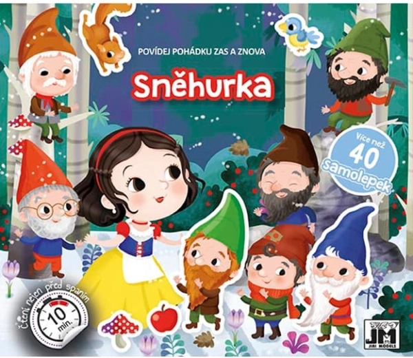 Cuenta el cuento de Blancanieves – libro interactivo de pegatinas