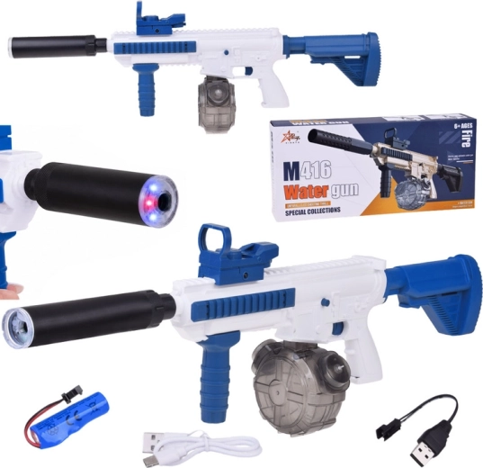 Rifle de agua eléctrico M416 con disparo automático