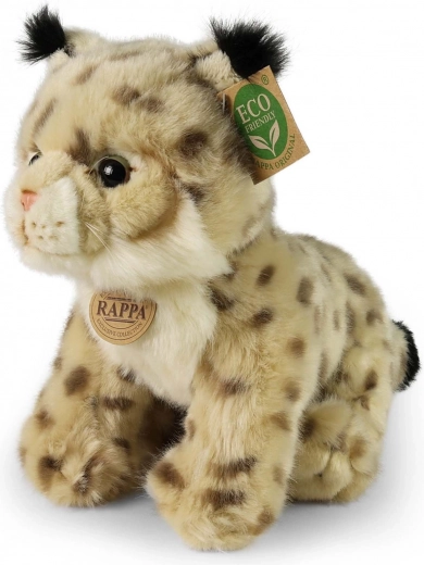Lince de peluche sentado 25 cm eco-friendly
