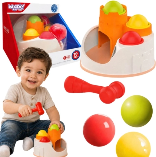 Juego de golpear bolas con martillo WOOPIE para niños a partir de 12 meses