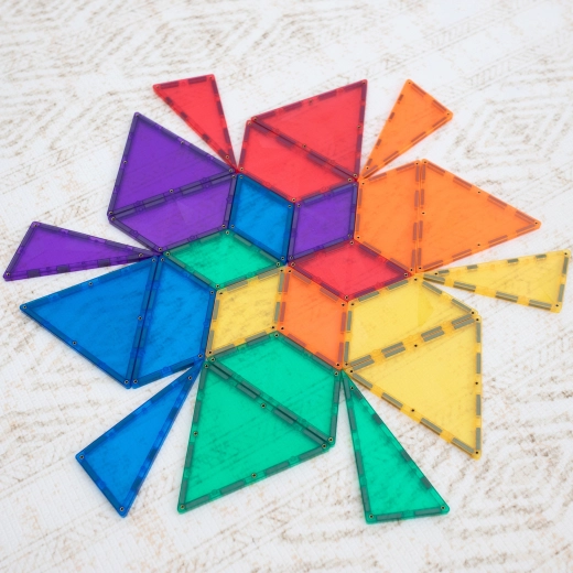 CONNETIX Rainbow Shape Expansion Pack – construcciones magnéticas, 36 piezas