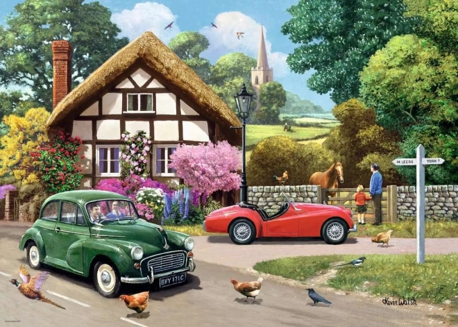 Puzzle Paseo por el paisaje rural 1000 piezas RAVENSBURGER