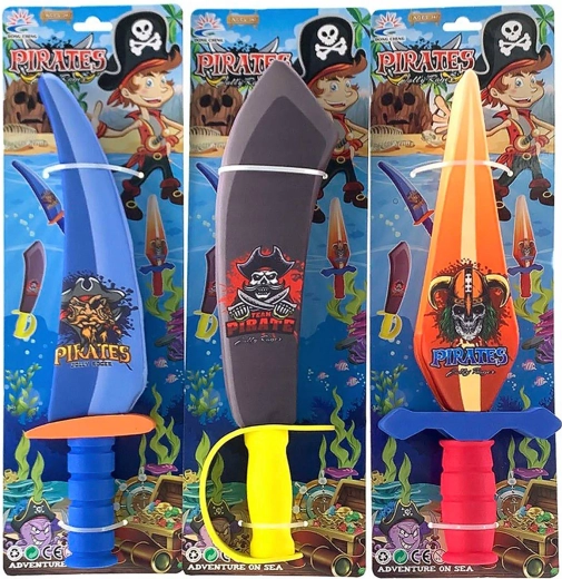 Sable pirata de espuma para niños - 1 unidad