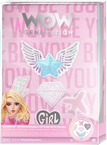 Cuaderno configurable WOW Generation con parches intercambiables A5