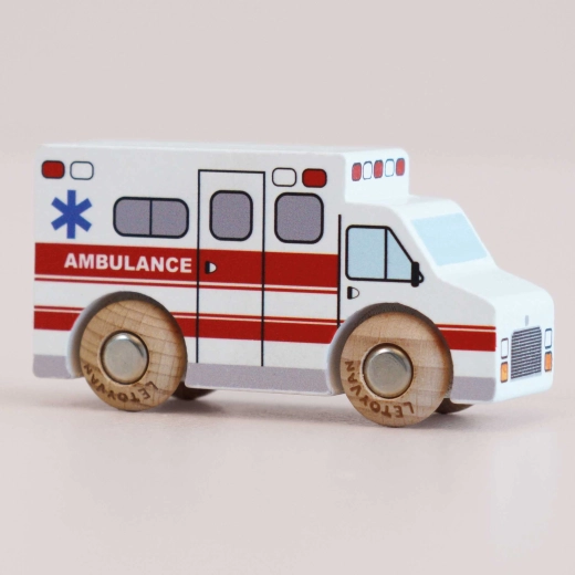Le Toy Van ambulancia de madera Lance