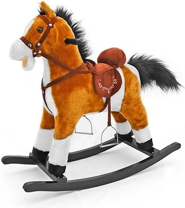Milly Mally caballo balancín Mustang marrón claro