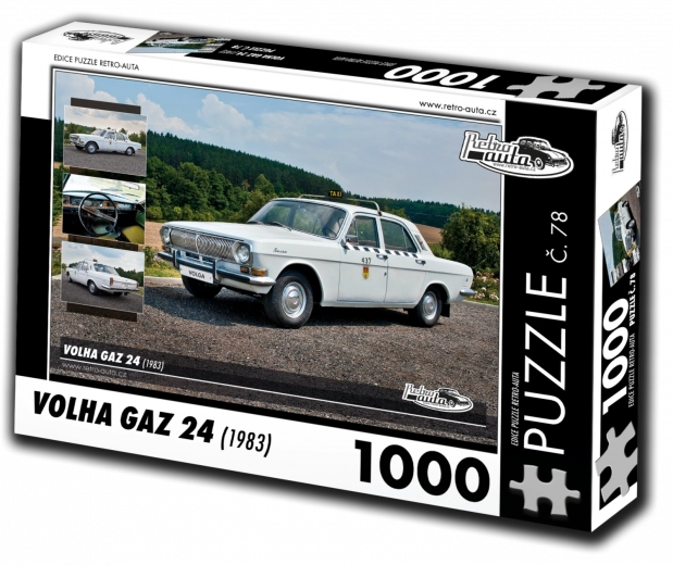 Puzzle Retro-coches Volga GAZ 24 (1983) – 1000 piezas