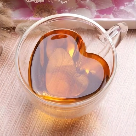 Forma romántica de corazón