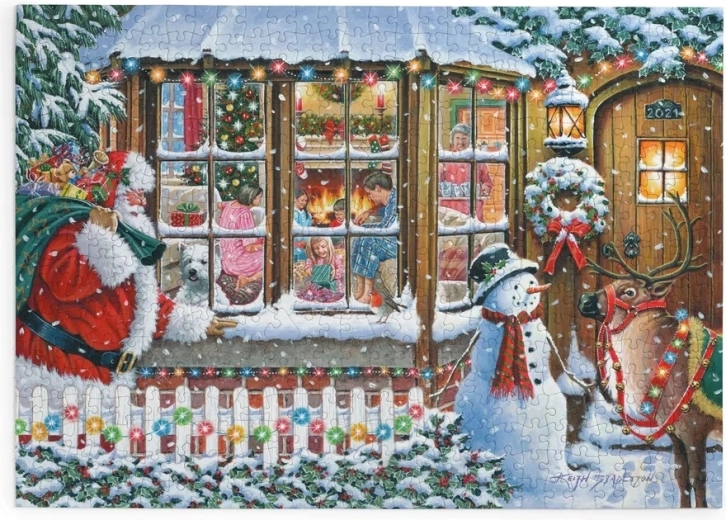 Puzzle Con cariño de Santa, 500 piezas grandes