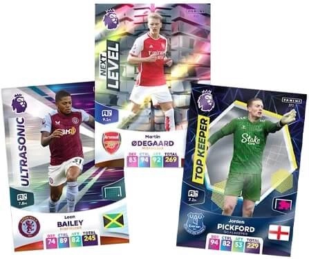 Tarjetas de jugadores de la Premier League