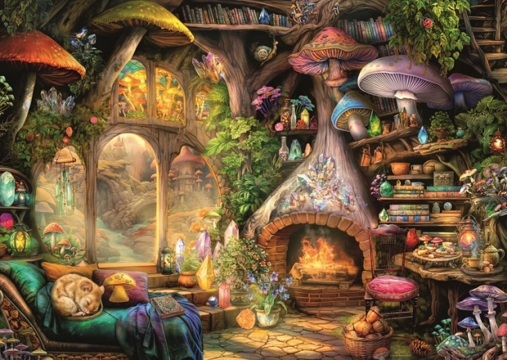 Puzzle Ravensburger Casita de setas 1000 piezas