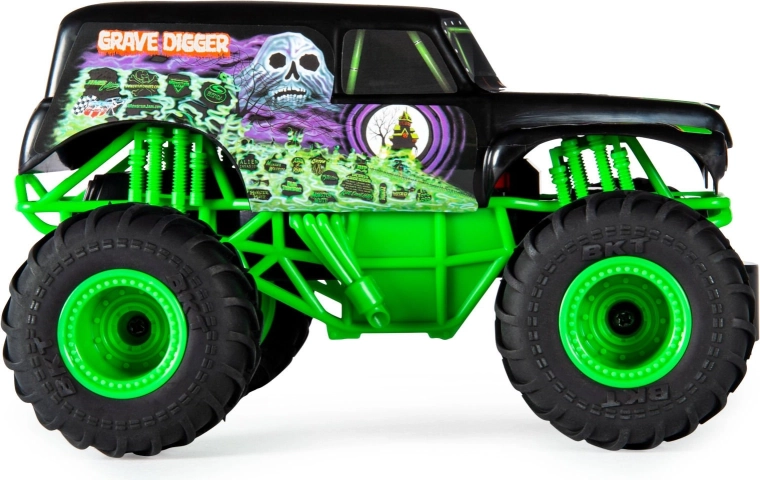 Aspecto potente y detalles auténticos de GRAVE DIGGER