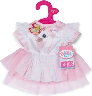 Vestido BABY born con cisne para muñeca de 43 cm