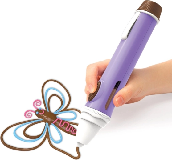 Dibujo y decoración precisos con chocolate