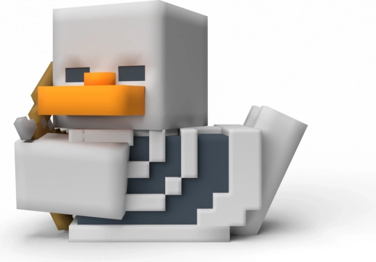 Patito coleccionable TUBBZ MINECRAFT Skeleton – primera edición