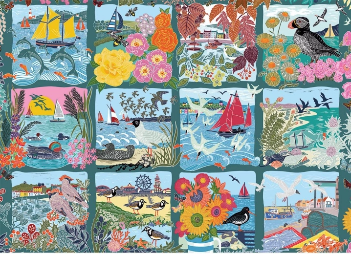 Puzzle Llamada costera de 1000 piezas GIBSONS