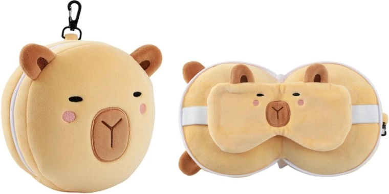 Almohada con antifaz i-Total capibara
