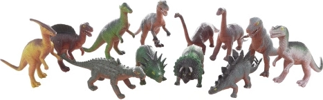 Dinosaurio de plástico 13 cm