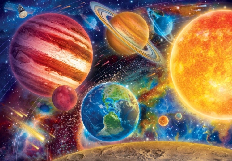 Puzzle Fascinante sistema solar 1000 piezas BLUEBIRD
