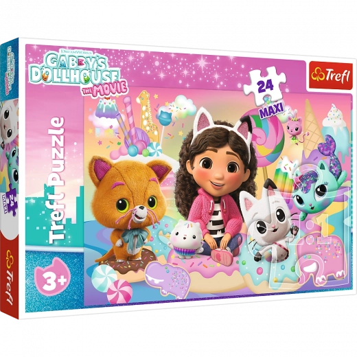 Puzzle 24 maxi – mundo gatuno de GABBY TREFL