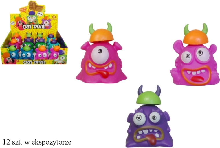 Figura monstruosa chillona con luz y sonidos