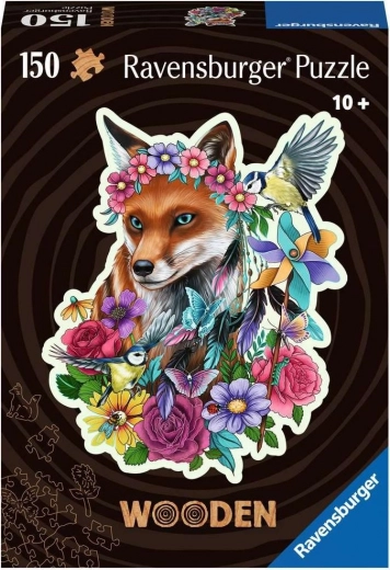 Puzzle de madera zorro colorido 150 piezas RAVENSBURGER