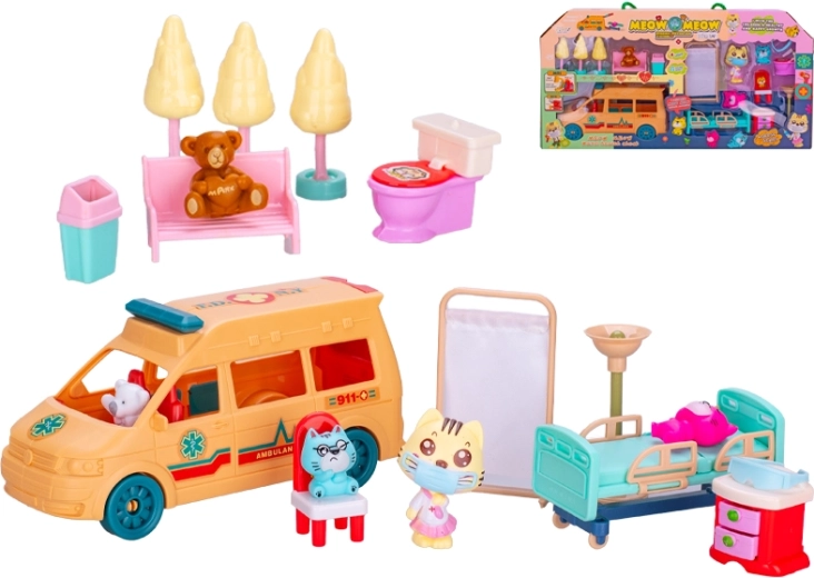 Set de clínica veterinaria para niños, 18 piezas