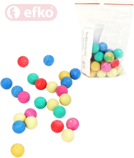Efko canicas irrompibles en colores pastel en bolsa (plástico pesado)